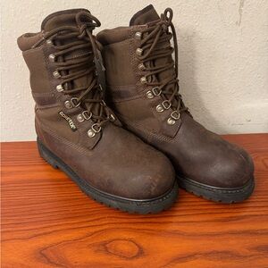 GORE-TEX Brown Men's Waterproof Lace-Up Hiking Boots